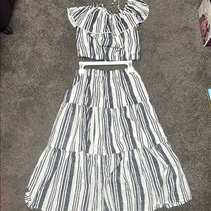 Striped Two-Piece Set